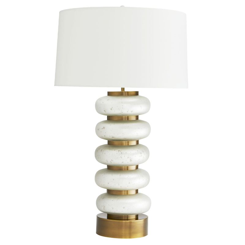 Дизайнерская настольная лампа GAELEN LAMP Белый Золотой Серый Дизайнерская настольная лампа GAELEN LAMP Белый Золотой Серый в Барнауле | Loft Concept