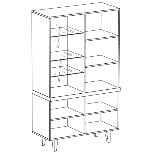 Шкаф-буфет Arden Mirror Cupboard Шкаф-буфет Arden Mirror Cupboard в Барнауле