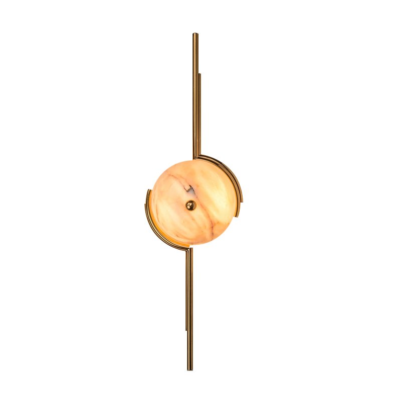 Бра Chelsom Limited Wall Lamp Marble Латунь Бра Chelsom Limited Wall Lamp Marble Латунь в Барнауле | Loft Concept