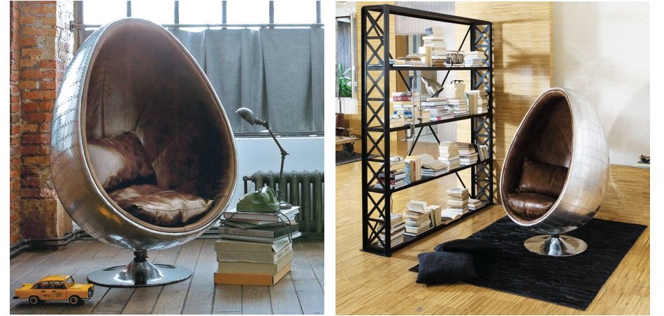 Кресло яйцо Aviator Egg Chair Кресло яйцо Aviator Egg Chair - Loft-Concept в Барнауле