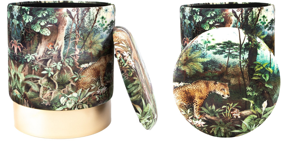Пуф PUF Jungle Print lynx Пуф PUF Jungle Print lynx - Loft-Concept в Барнауле