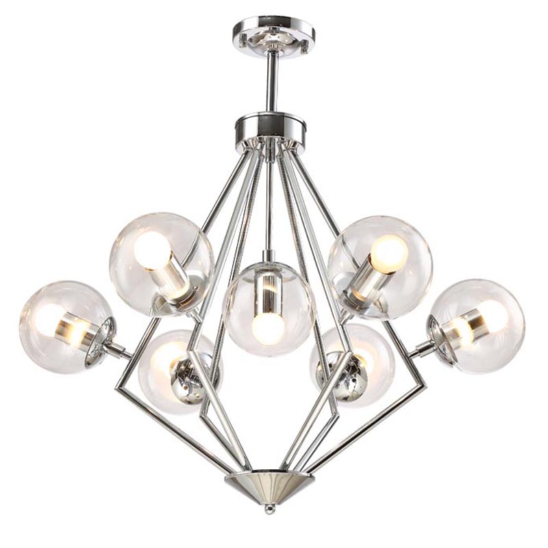 Люстра Liebaud Chandelier 7 lamp Хром Люстра Liebaud Chandelier 7 lamp Хром в Барнауле | Loft Concept