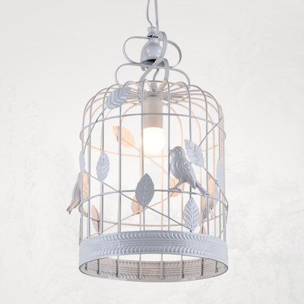 Подвесной светильник BIRDCAGE CHANDELIER Белый Подвесной светильник BIRDCAGE CHANDELIER Белый в Барнауле | Loft Concept
