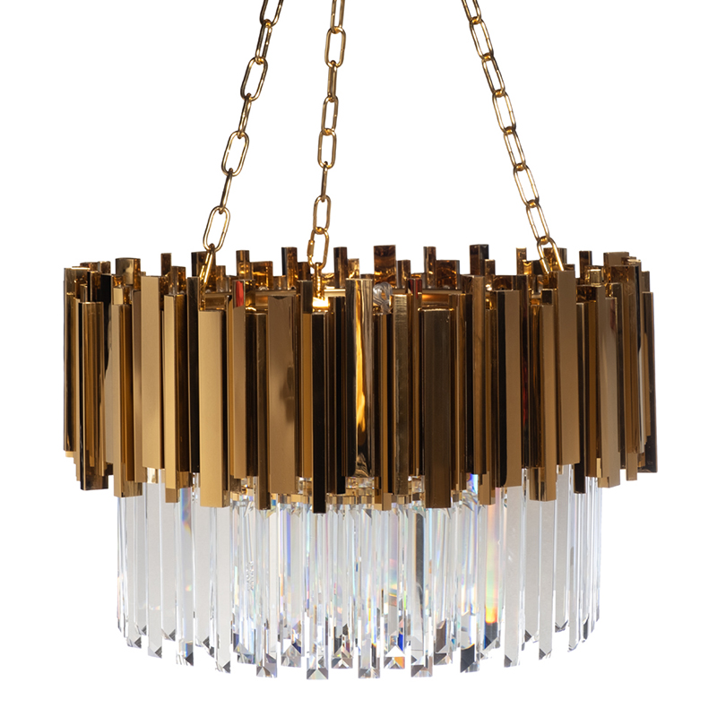 Люстра Empire Suspension Single Circle 60 Золотой Прозрачный Люстра Empire Suspension Single Circle 60 Золотой Прозрачный в Барнауле | Loft Concept