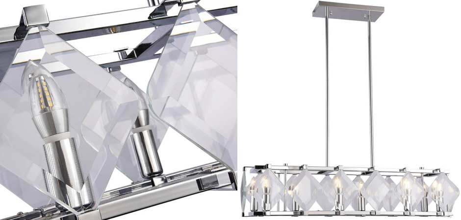 Люстра Glass Rhombus Lighting Люстра Glass Rhombus Lighting - Loft-Concept в Барнауле