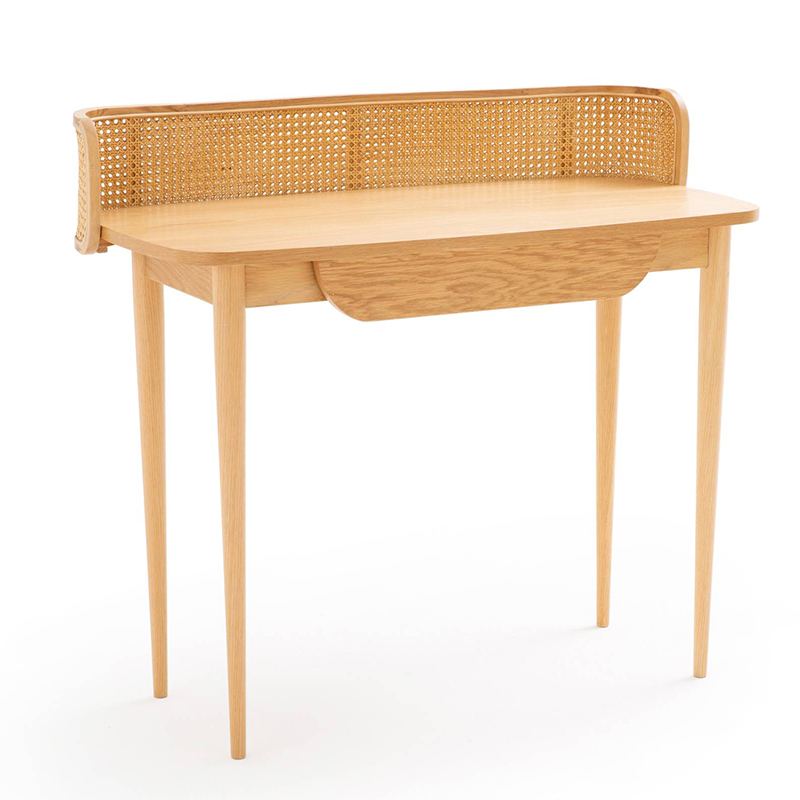 Рабочий стол Morten Wicker Table Светлый дуб Рабочий стол Morten Wicker Table Светлый дуб в Барнауле | Loft Concept