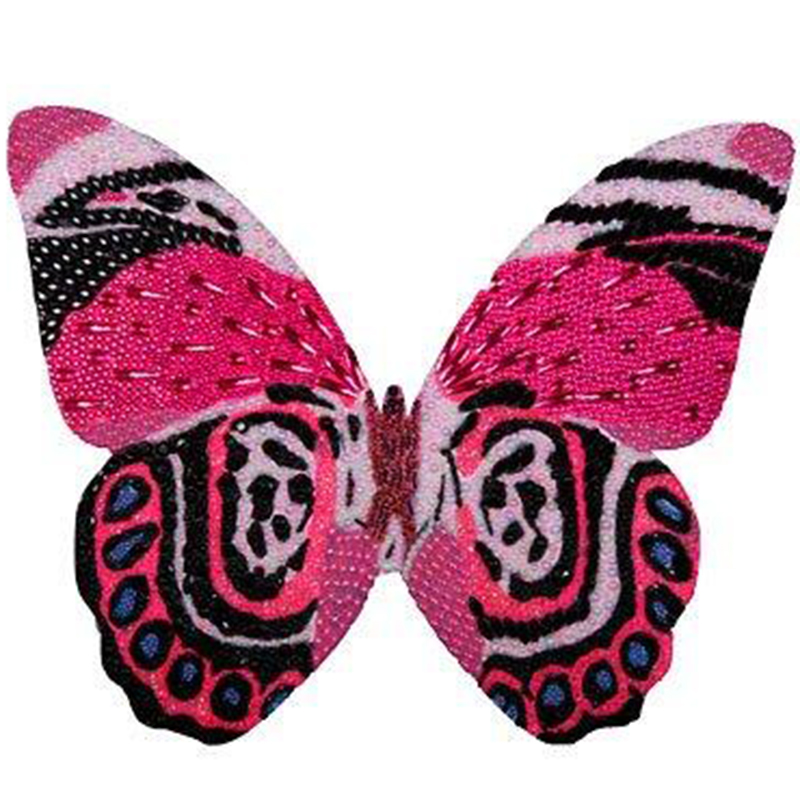 Картина "Pink and Black Mini Butterfly Cut Out" Мульти Картина "Pink and Black Mini Butterfly Cut Out" Мульти в Барнауле | Loft Concept