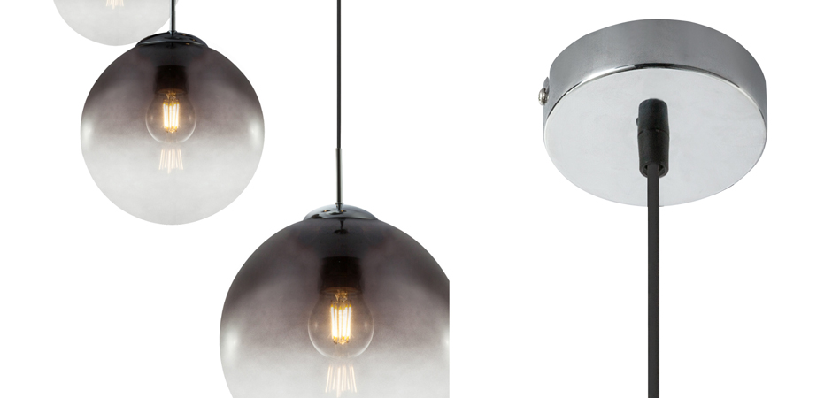 Светильник Ball Sunrise Pendant lamp smok 1 плафон Светильник Ball Sunrise Pendant lamp smok 1 плафон - Loft-Concept в Барнауле