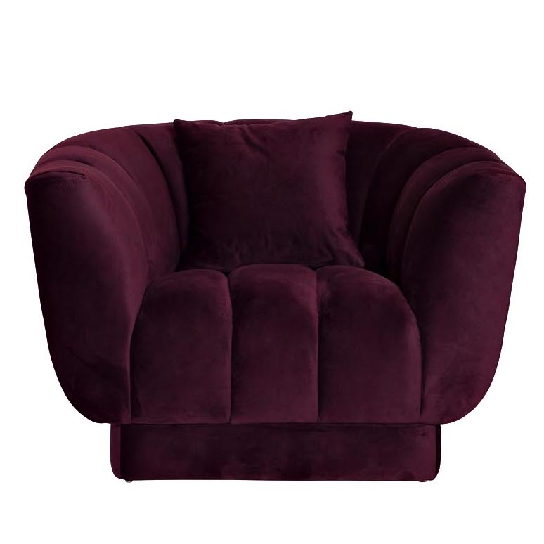 Кресло Miss Armchair Пурпурно-фиолетовый Кресло Miss Armchair Пурпурно-фиолетовый в Барнауле | Loft Concept