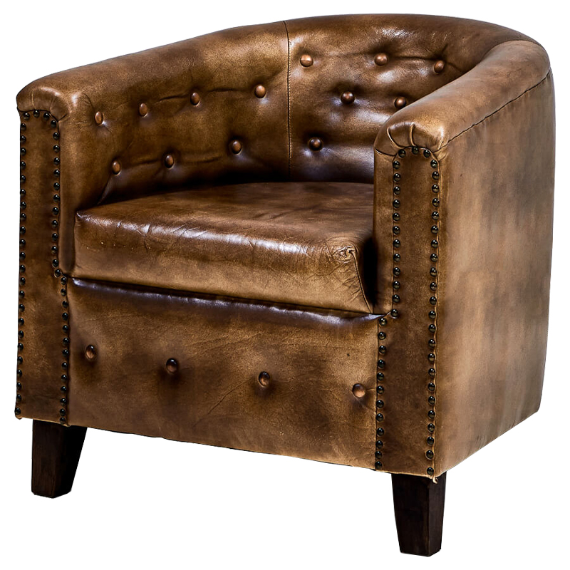 Кресло Grantham Chair Коричневый винтаж Кресло Grantham Chair Коричневый винтаж в Барнауле | Loft Concept