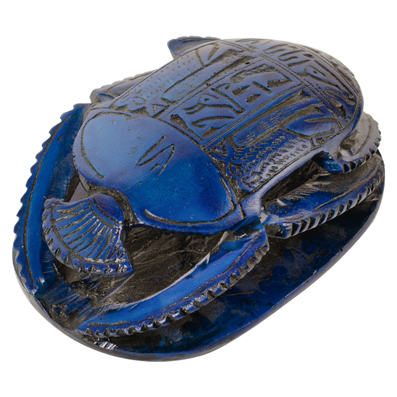 Статуэтка Скарабей Scarab Beetle blue Синий Статуэтка Скарабей Scarab Beetle blue Синий в Барнауле | Loft Concept