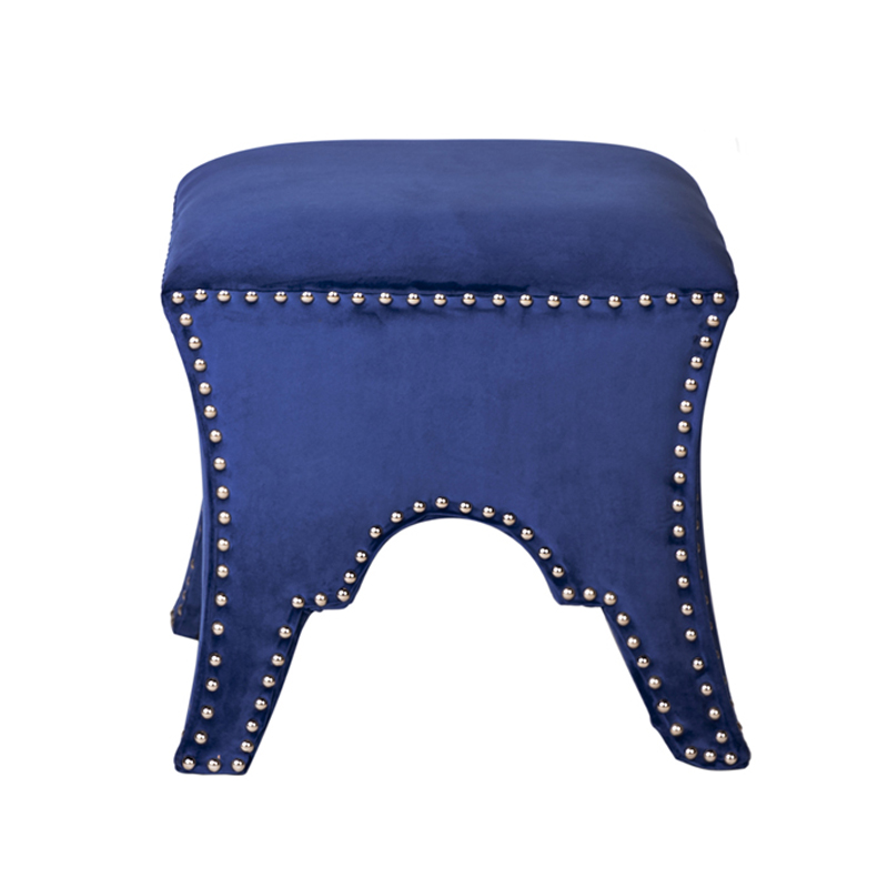 Пуф Pouf Blue Velor Синий в Барнауле | Loft Concept 