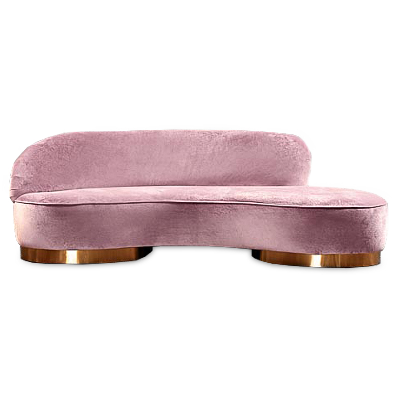 Диван Pink Marshmallows Softness Розовый Глянцевое золото Диван Pink Marshmallows Softness Розовый Глянцевое золото в Барнауле | Loft Concept
