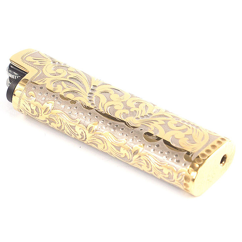 Зажигалка газовая в металлическом чехле с гравировкой Metal Lighters Никель Золотой Зажигалка газовая в металлическом чехле с гравировкой Metal Lighters Никель Золотой в Барнауле | Loft Concept