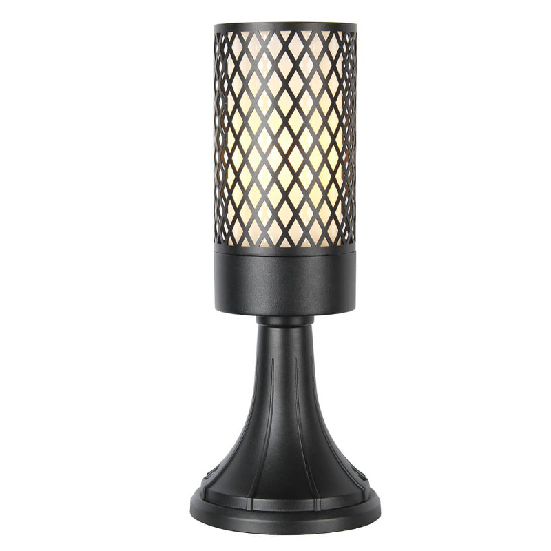 Уличный светильник Holger Street Lamp A Черный Белое матовое стекло Уличный светильник Holger Street Lamp A Черный Белое матовое стекло в Барнауле | Loft Concept