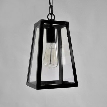 Подвесной светильник Loft Industrial Ortogonal pendant Black Черный в Барнауле | Loft Concept 