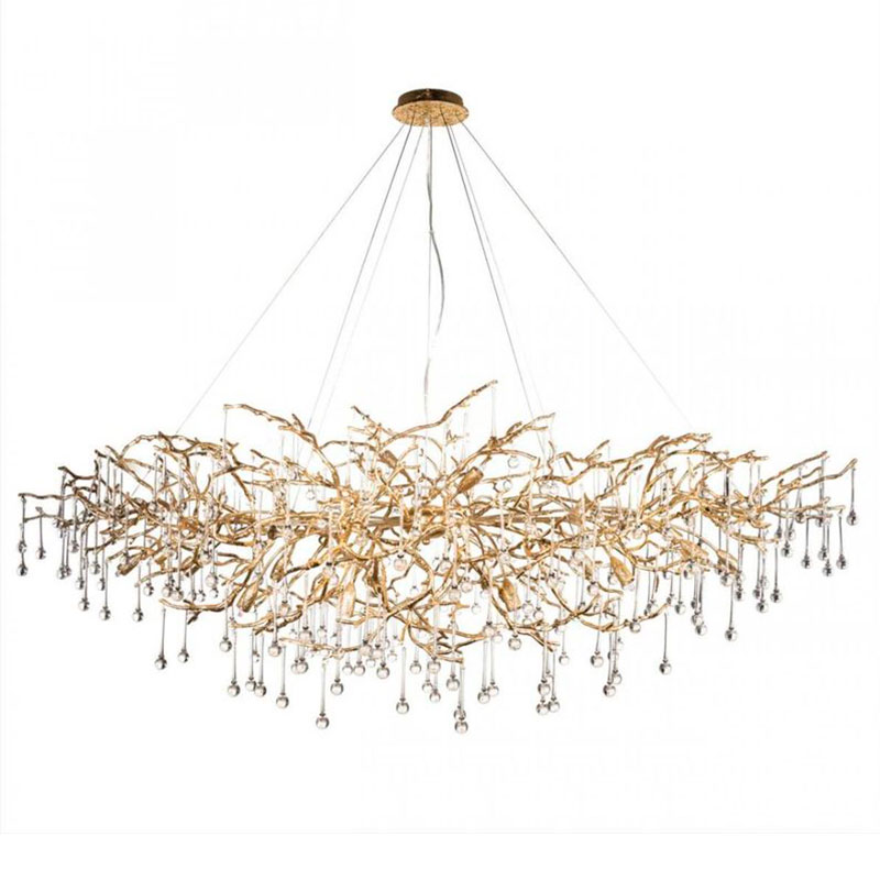 Люстра Crystal Drops bright Gold Золотой Люстра Crystal Drops bright Gold Золотой в Барнауле | Loft Concept