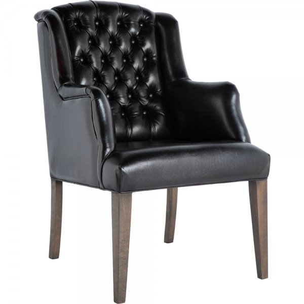 Кресло Leather Elegance Black Черный Кресло Leather Elegance Black Черный в Барнауле | Loft Concept