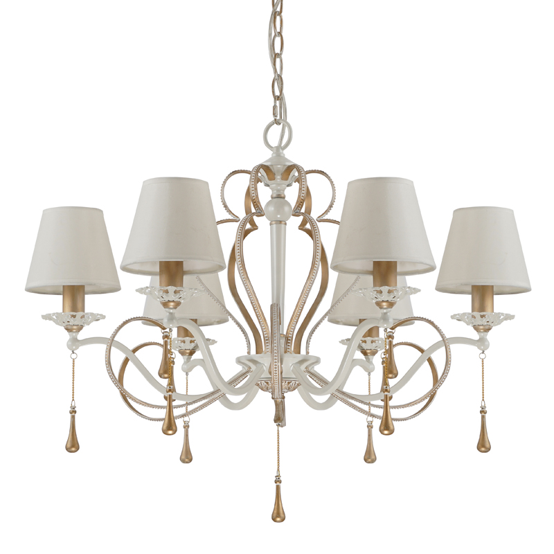 Люстра Batiste Chandelier 71 Золотой Белый Люстра Batiste Chandelier 71 Золотой Белый в Барнауле | Loft Concept