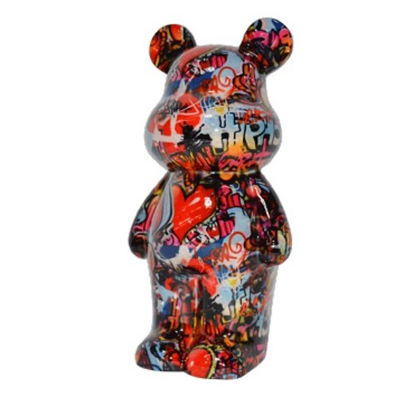 Статуэтка Graffiti Bear red Мульти Статуэтка Graffiti Bear red Мульти в Барнауле | Loft Concept