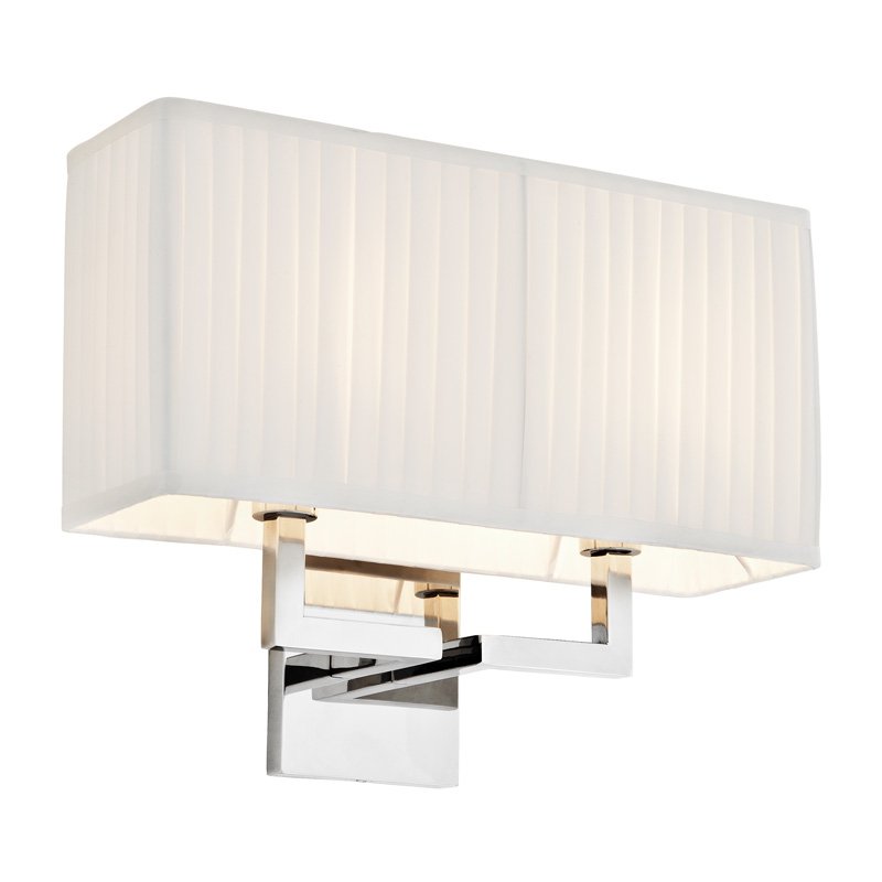 Бра Wall Lamp Westbrook Nickel Никель Белый Бра Wall Lamp Westbrook Nickel Никель Белый в Барнауле | Loft Concept