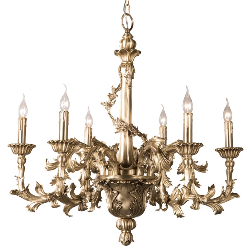 Люстра Baroque Chandelier Латунь Люстра Baroque Chandelier Латунь в Барнауле | Loft Concept