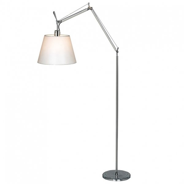 Напольная лампа Tolomeo Terra Mega Белый Хром Напольная лампа Tolomeo Terra Mega Белый Хром в Барнауле | Loft Concept