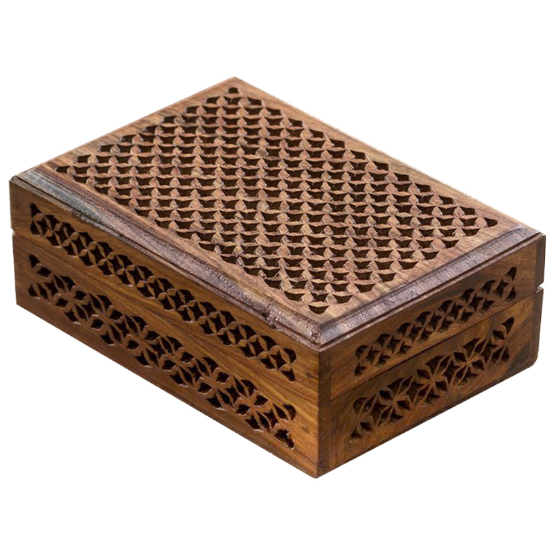 Шкатулка Yamini Indian Inlay Box Коричневый Шкатулка Yamini Indian Inlay Box Коричневый в Барнауле | Loft Concept