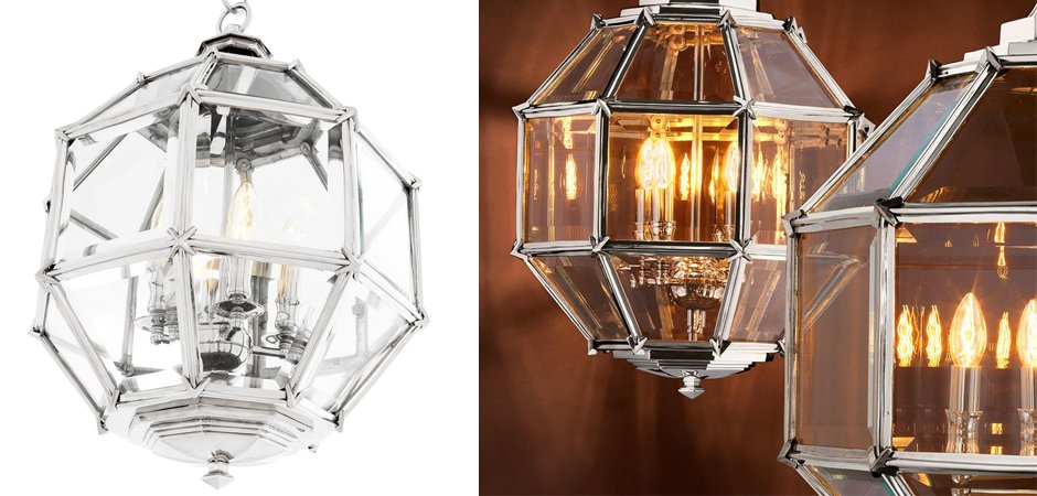 Люстра Lantern Owen Nickel S - Loft-Concept в Барнауле