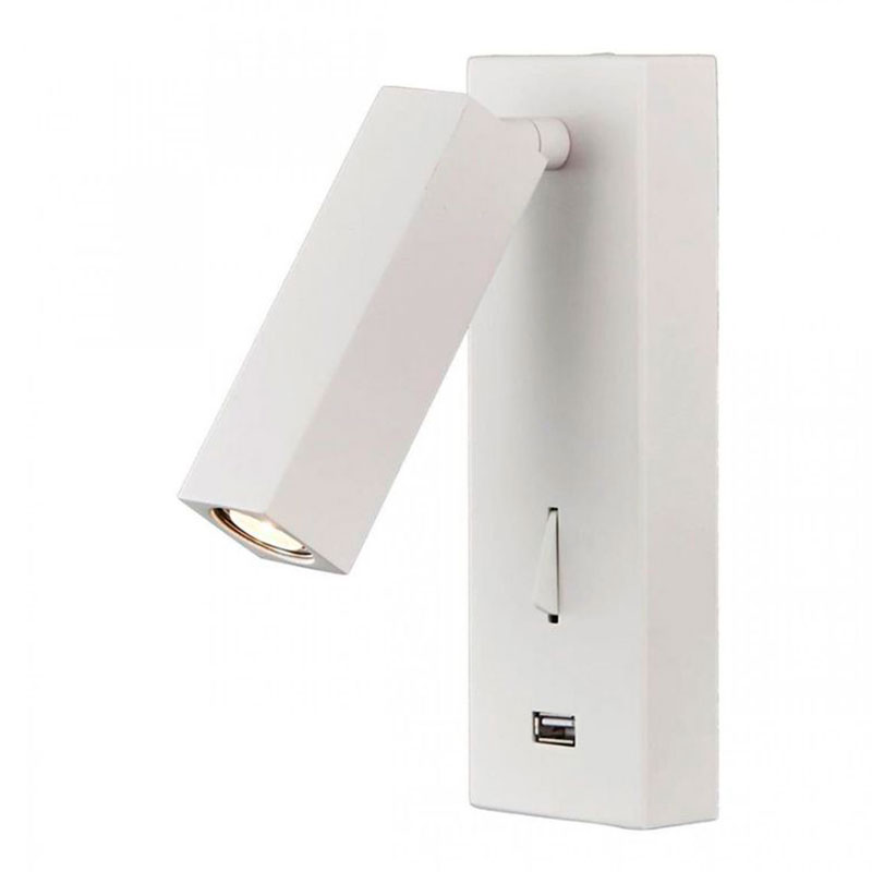 Бра Chelsom WALL LED DOCK White USB Белый Бра Chelsom WALL LED DOCK White USB Белый в Барнауле | Loft Concept
