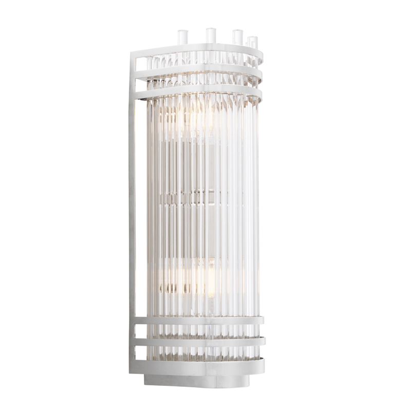 Бра Eichholtz Wall Lamp Gulf S Nickel Никель Прозрачный в Барнауле | Loft Concept 