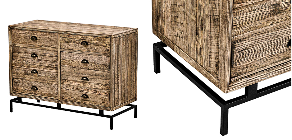 Комод деревянный в стиле Лофт Eligio Wood Commode Комод деревянный в стиле Лофт Eligio Wood Commode - Loft-Concept в Барнауле