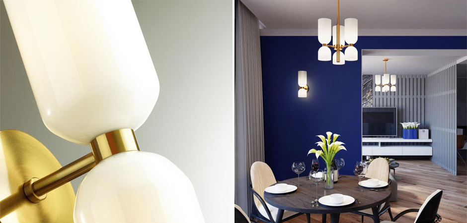 Бра Articolo Double Cup Золотое Бра Articolo Double Cup Золотое - Loft-Concept в Барнауле