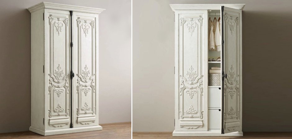 Шкаф French Distressed White Шкаф French Distressed White - Loft-Concept в Барнауле