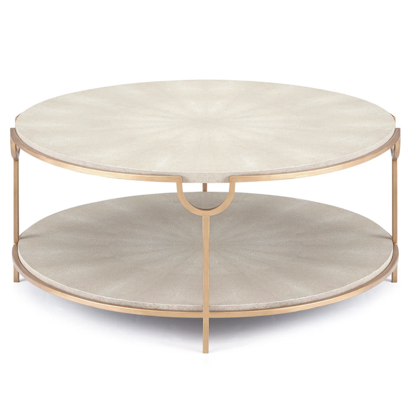Gaston Stingray Texture Coffee Table Стол Серый скат Золотой Серый Gaston Stingray Texture Coffee Table Стол Серый скат Золотой Серый в Барнауле | Loft Concept