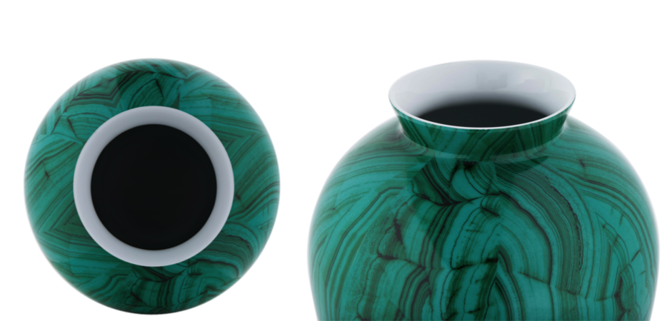 Ваза Malachite Vase barrel Ваза Malachite Vase barrel - Loft-Concept в Барнауле