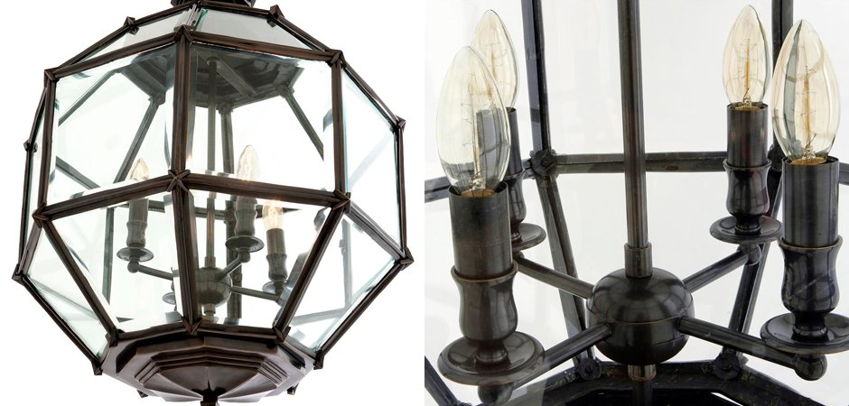 Люстра Lantern Owen Bronze M - Loft-Concept в Барнауле