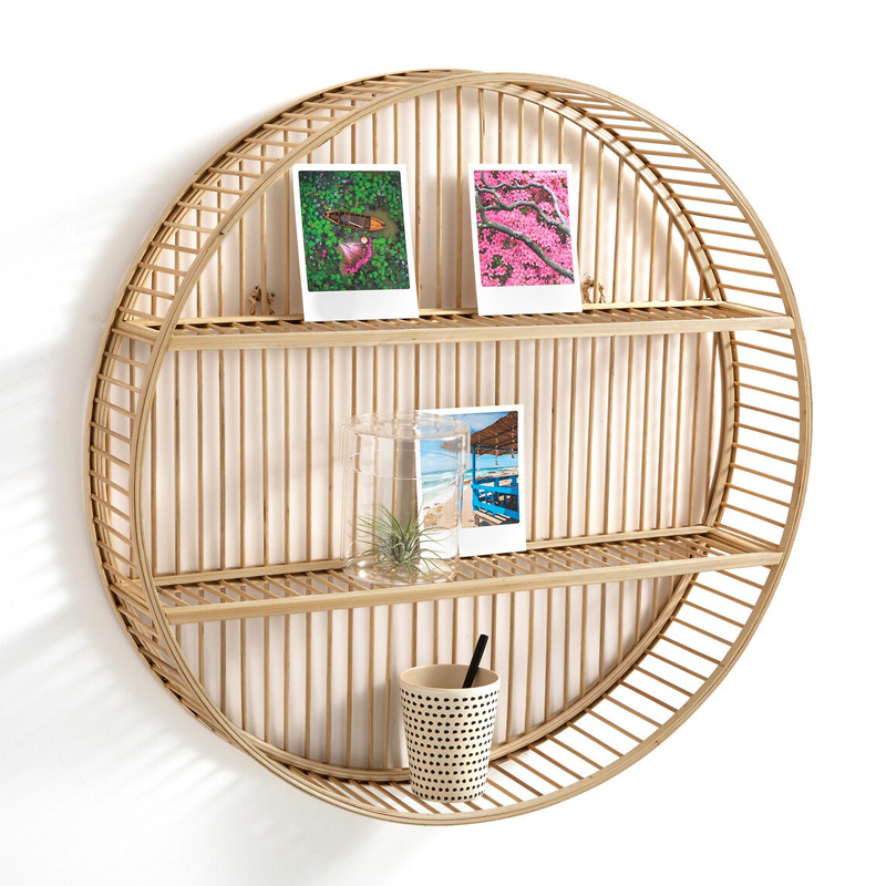 Полка Wicker Bamboo Shelf Полка Wicker Bamboo Shelf в Барнауле | Loft Concept