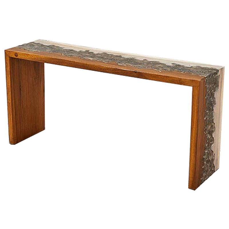 Консоль Current Tree Console Коричневый Серый Бежевый Консоль Current Tree Console Коричневый Серый Бежевый в Барнауле | Loft Concept