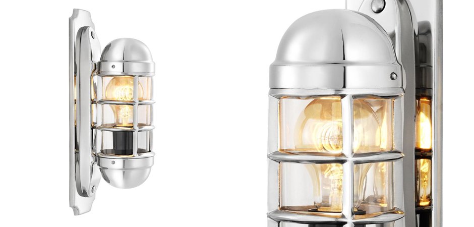 Бра Eichholtz Wall Lamp Le Caprice Nickel - Loft-Concept в Барнауле