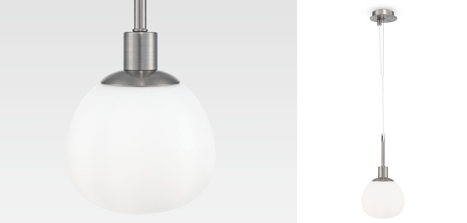 Подвесной светильник Tiepolo Ball Pendant Nickel Подвесной светильник Tiepolo Ball Pendant Nickel - Loft-Concept в Барнауле
