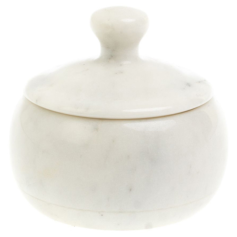 Сахарница из натурального камня Мрамор Белый Stone Sugar Bowls Белый Мрамор Bianco Сахарница из натурального камня Мрамор Белый Stone Sugar Bowls Белый Мрамор Bianco в Барнауле | Loft Concept