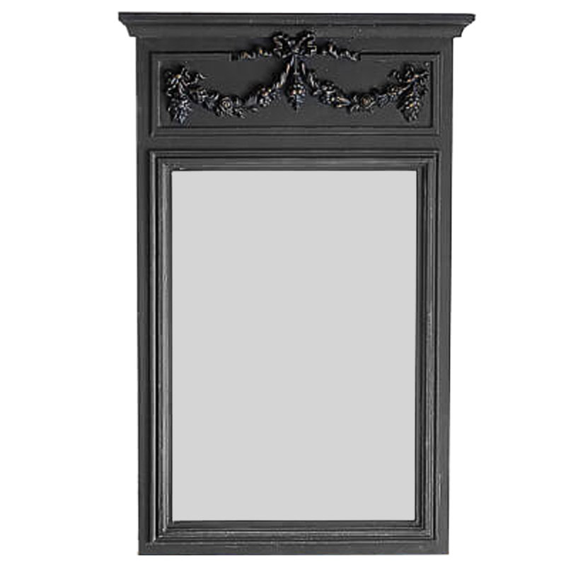 Зеркало Arcadie Mirror Black Винтажный черный Зеркало Arcadie Mirror Black Винтажный черный в Барнауле | Loft Concept