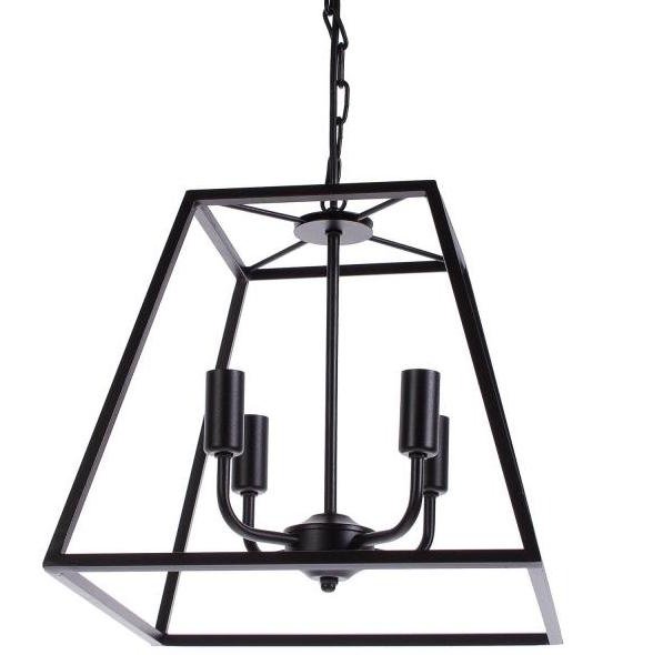Подвесной светильник Loft Industrial Ortogonal Pendant Trapeze Черный Подвесной светильник Loft Industrial Ortogonal Pendant Trapeze Черный в Барнауле | Loft Concept