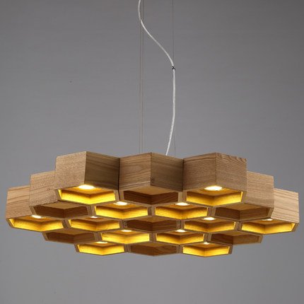 Люстра Honeycomb 12 Loft Wooden Ecolight  в Барнауле | Loft Concept 