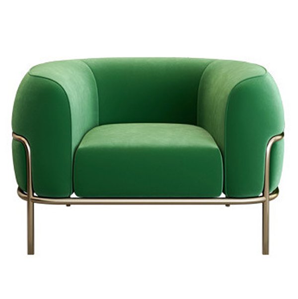 Кресло SOPHIE Armchair Зеленый Латунь Кресло SOPHIE Armchair Зеленый Латунь в Барнауле | Loft Concept