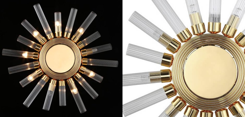 БРА Art Deco Sun Light Ceiling БРА Art Deco Sun Light Ceiling - Loft-Concept в Барнауле