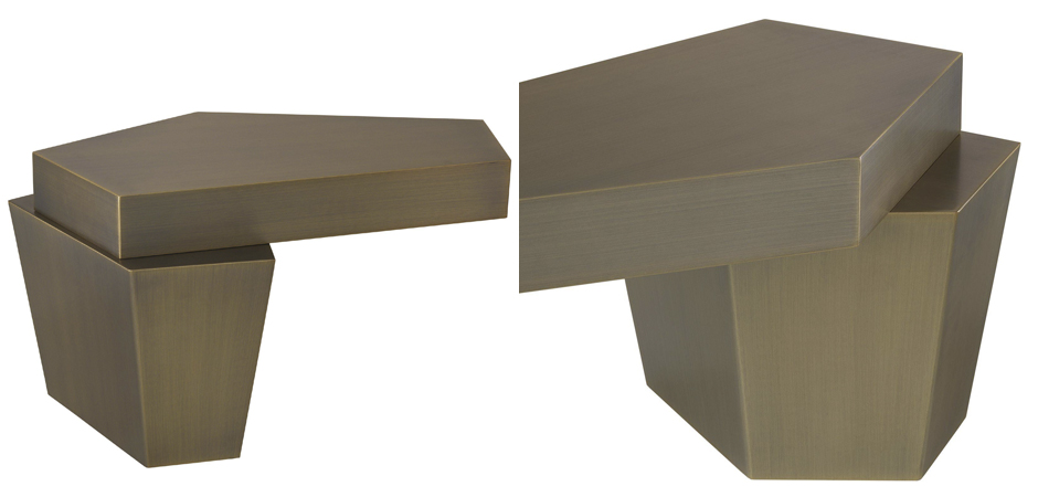 Кофейный стол Eichholtz Coffee Table Calabasas Low brass Кофейный стол Eichholtz Coffee Table Calabasas Low brass - Loft-Concept в Барнауле