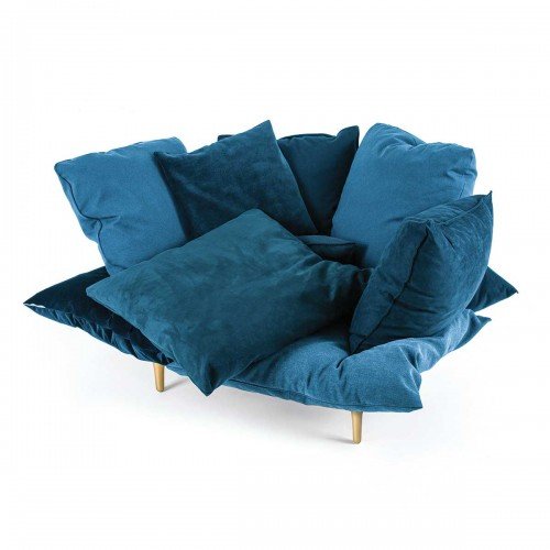 Кресло Seletti Armchair Comfy Turquoise Синий в Барнауле | Loft Concept 