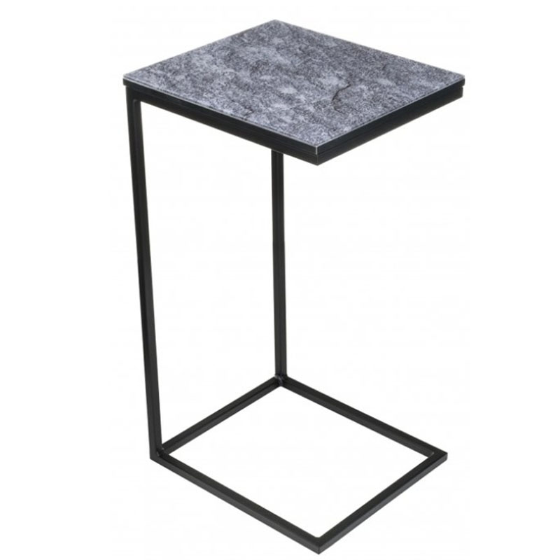 Приставной стол Zermatt Side Table gray Серый (Gray) Приставной стол Zermatt Side Table gray Серый (Gray) в Барнауле | Loft Concept